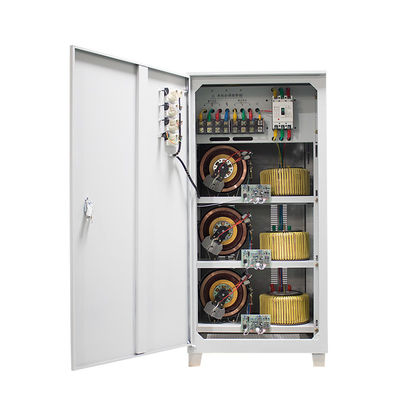 kwaliteit  Automatic Voltage Regulator 75KVA Three Phase Servo Motor Type Stabilizer AVR TNS SVC 75KW 380V 440V 480V 415V Fabriek