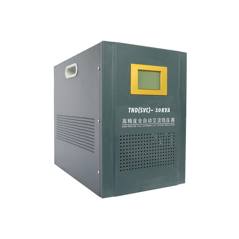 Automatische spanningsstabilisator van hoge kwaliteit met één fase 10 KVA AC-spanningsstabilisator met goede prijs