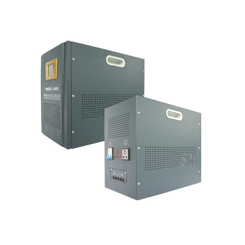 10KVA Hoge kwaliteit 220V enkelfasige automatische spanningsstabilisator met hoge precisie