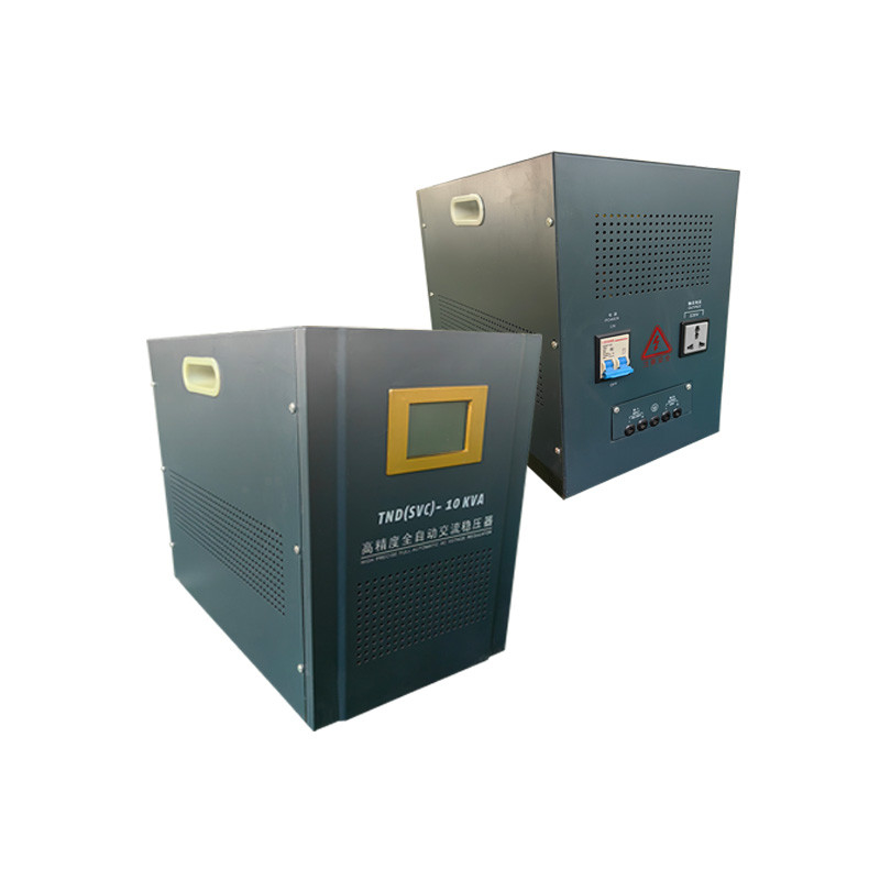 10KVA Hoge kwaliteit 220V enkelfasige automatische spanningsstabilisator met hoge precisie