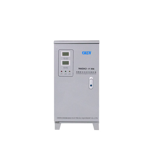 Fabrieksverkoop 15KVA Single Phase Spanningsstabilisator 220V 50HZ 60HZ met digitale meters