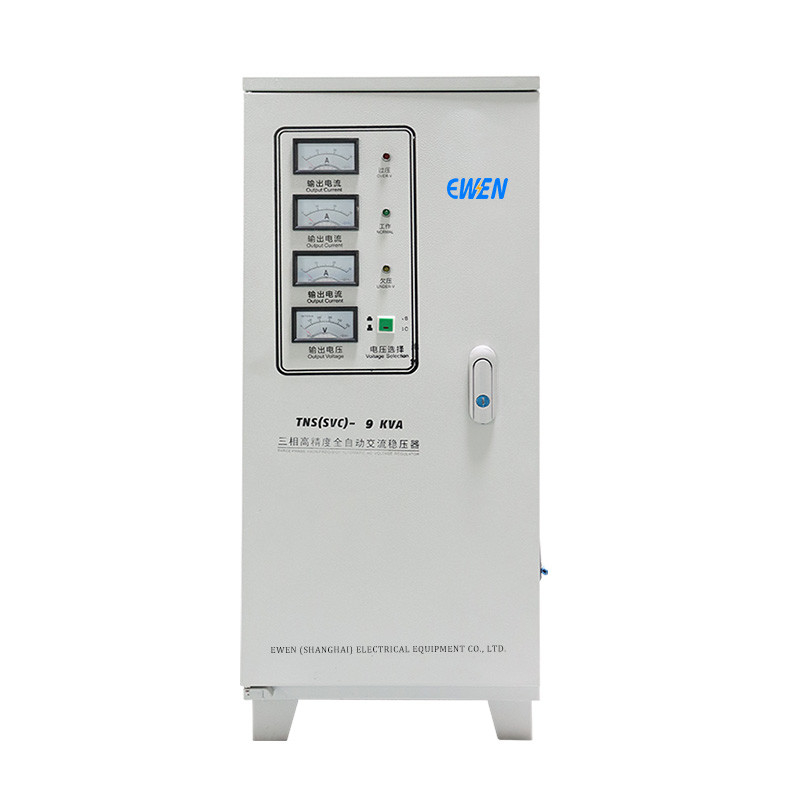 9KVA Driefasige spanningsstabilisator 380V 400V 440V 480V AC-vermogensregulator Aanpassing aanvaardbaar
