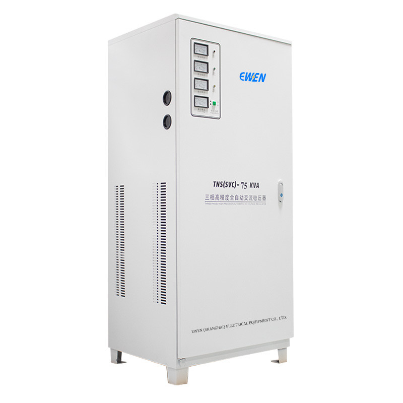 TNS ((SVC) -75KVA wisselstroomstroomstabilisator Driefasige automatische spanningsregelaar Stabilisatoren AVR 380V 230V 220V 400V 415V 440V 480V