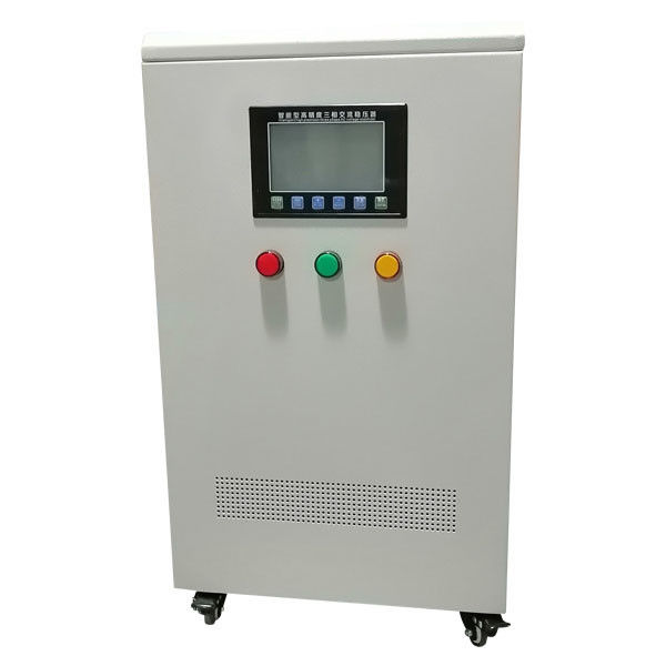 50Hz - de Stabilisator van het de Fasevoltage van 60Hz 3 met Intelligente LCD die het Scherm tonen