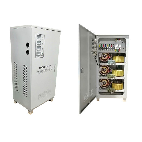 De wijzer meet Alternatieve AC 60KVA 3 Stabilisator/de Regelgever van het Fase de Industriële Auto High-precision Voltage