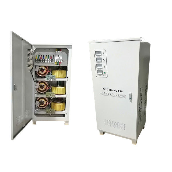 De wijzer meet Alternatieve AC 60KVA 3 Stabilisator/de Regelgever van het Fase de Industriële Auto High-precision Voltage