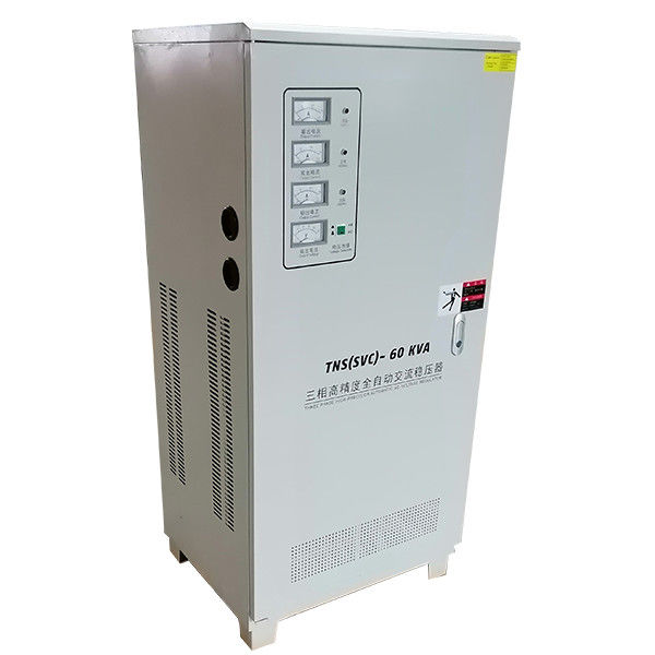 Tns-60KVA AC Volledige Automatische Elektrovoltagestabilisator In drie stadia
