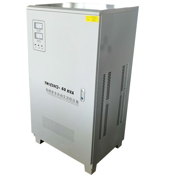 60KVA High-precision Enige Fasealuminium/Automatische het Voltagestabilisator van de Koperrol